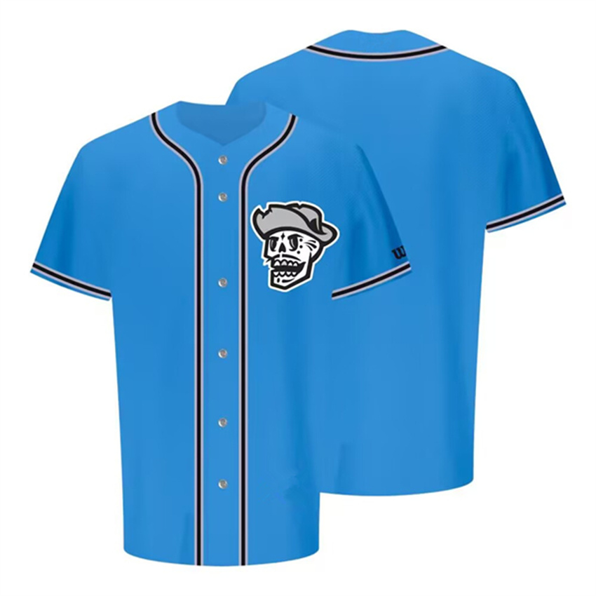 Men's Blue Las Vegas Reyes de Plata Wilson Alternate Skull Stitched Baseball Jersey